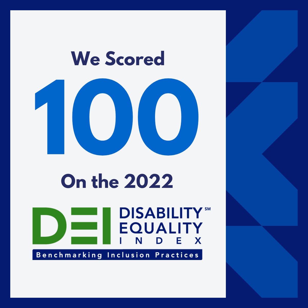 Colgate-Palmolive receives 100 score in the disability equality index