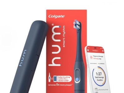 The hum by Colgate Smart Rhythm Sonic Toothbrush has been selected as a  CES® 2022 Innovation Awards Honoree by the Consumer Technology Association (CTA)®.