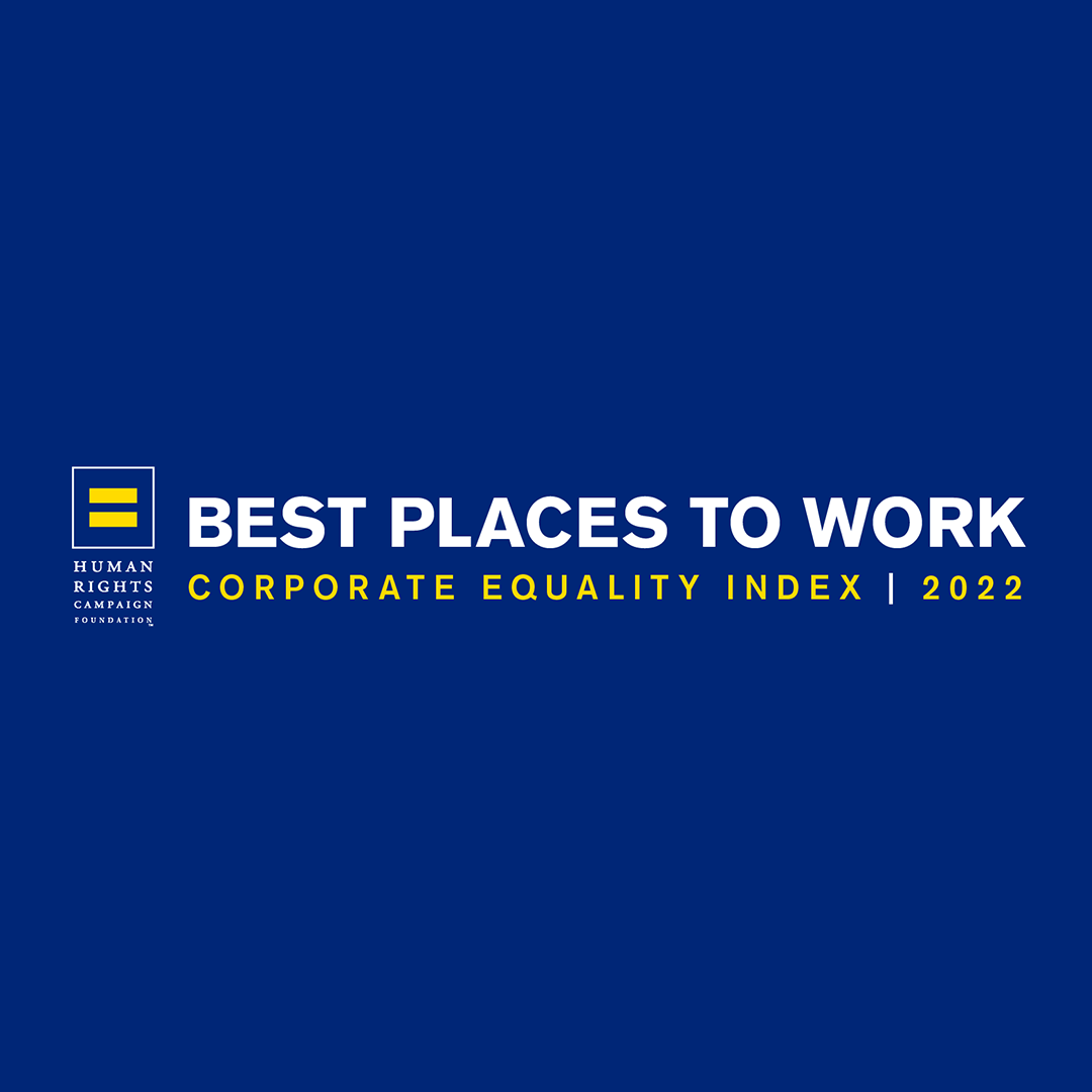 Human Rights Campaign Corporate Equality Index 100 Score.