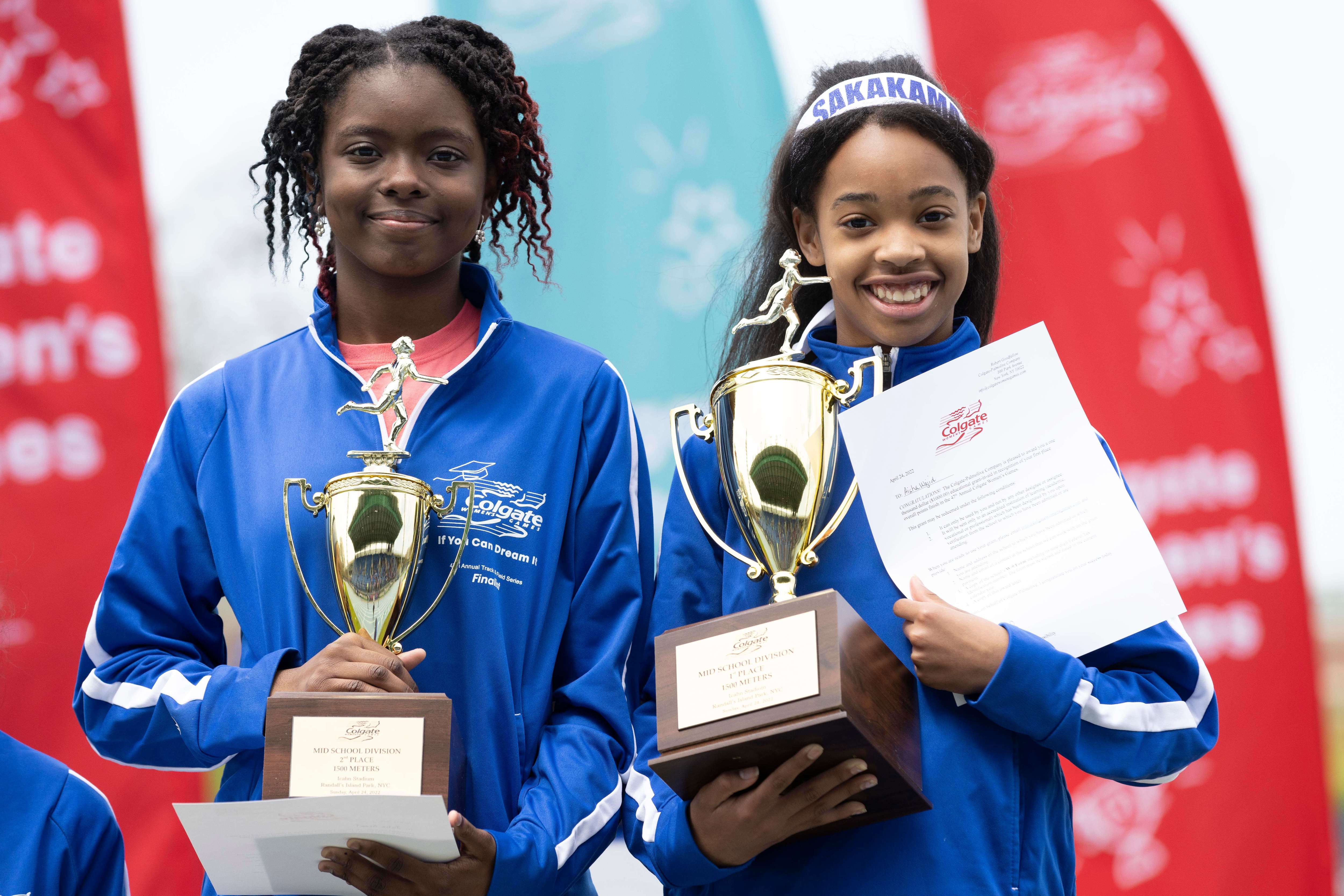 Athletes and competitors awarded medals and educational scholarships from Colgate Women's Games .