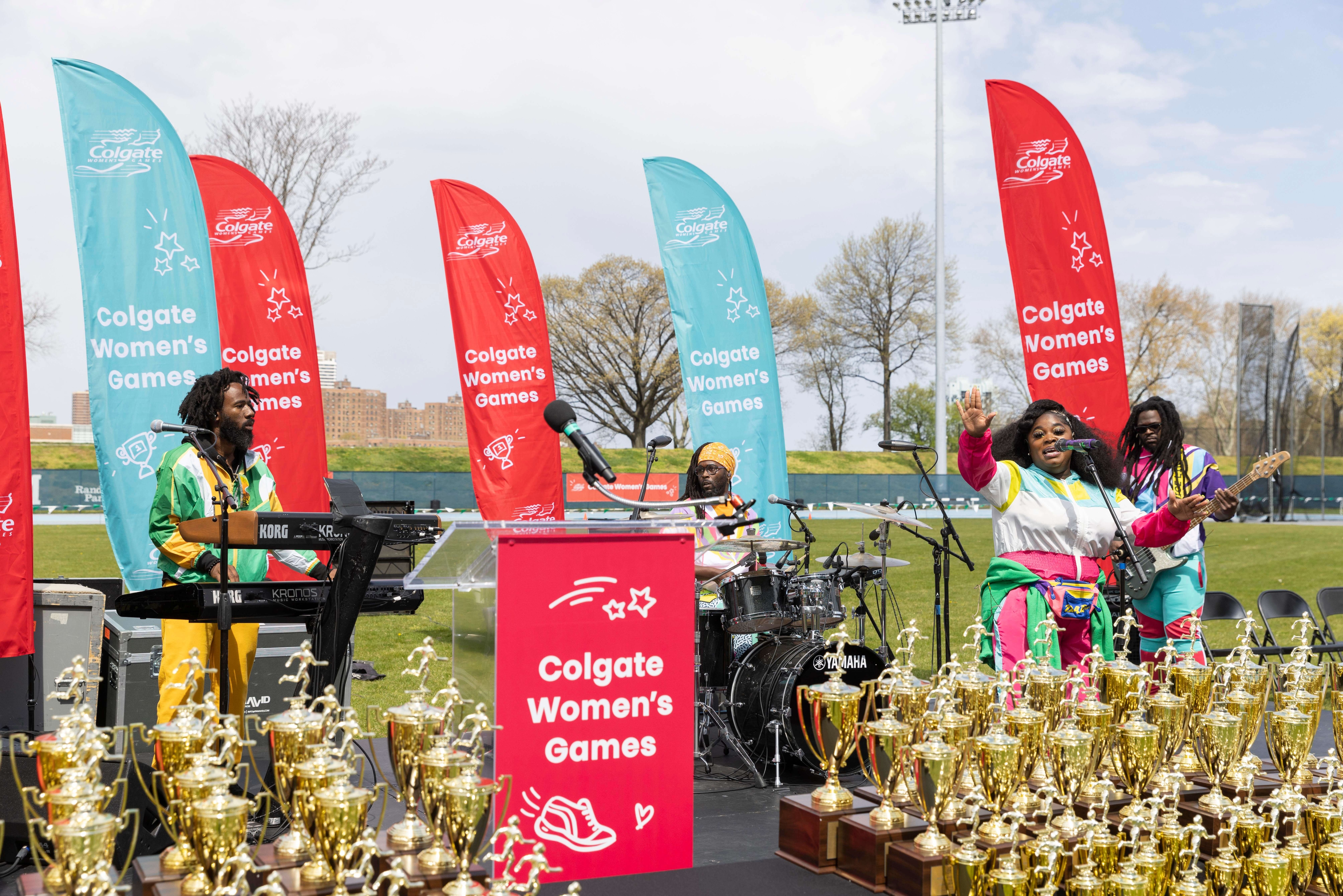 Tarriona “Tank” Ball created a new anthem for the Colgate Women's Games Finals event in New York City.