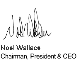 Noel Wallace signature