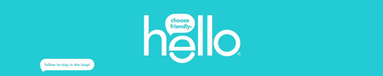 Logo banner for Hello brand