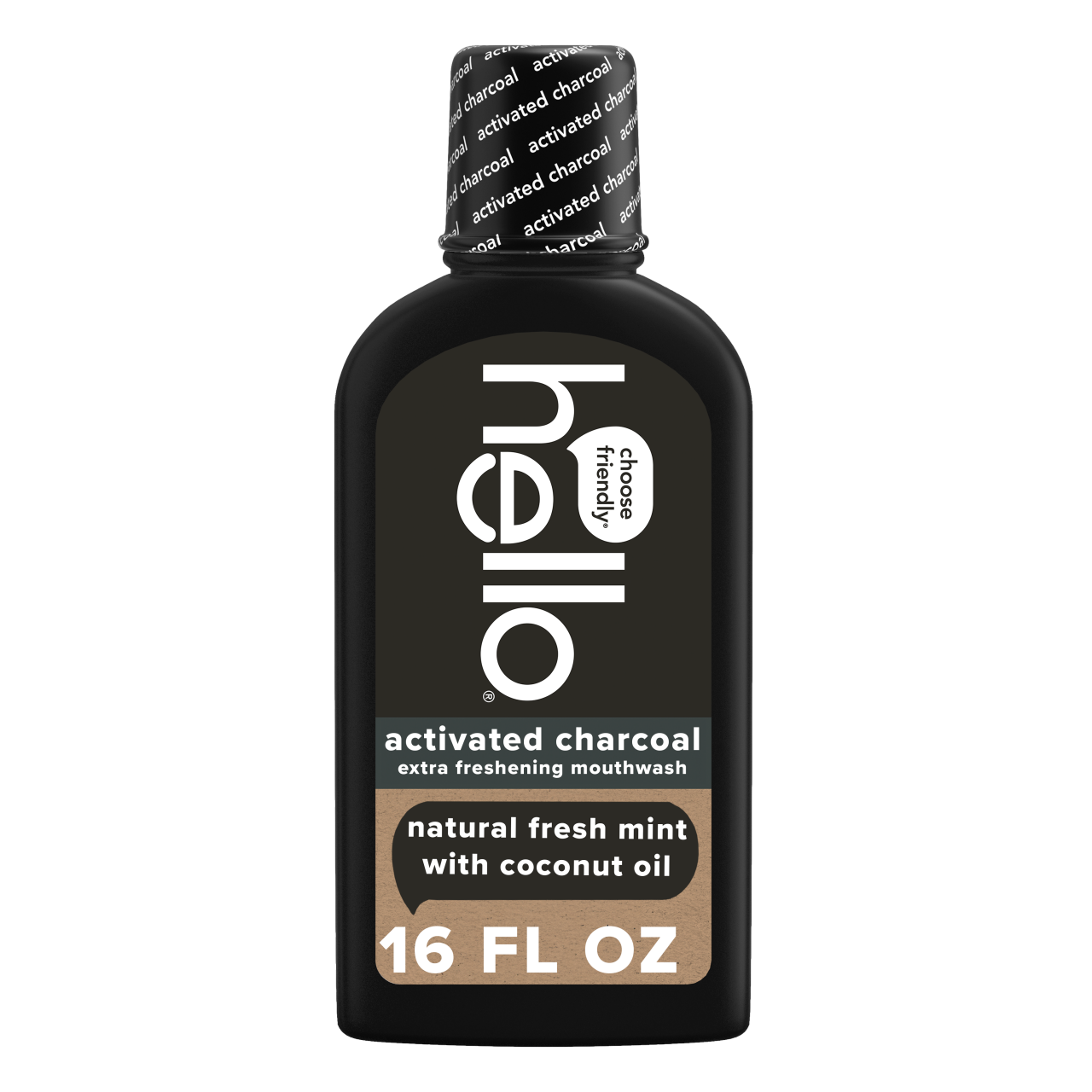 Hello activated charcoal mouthwas product