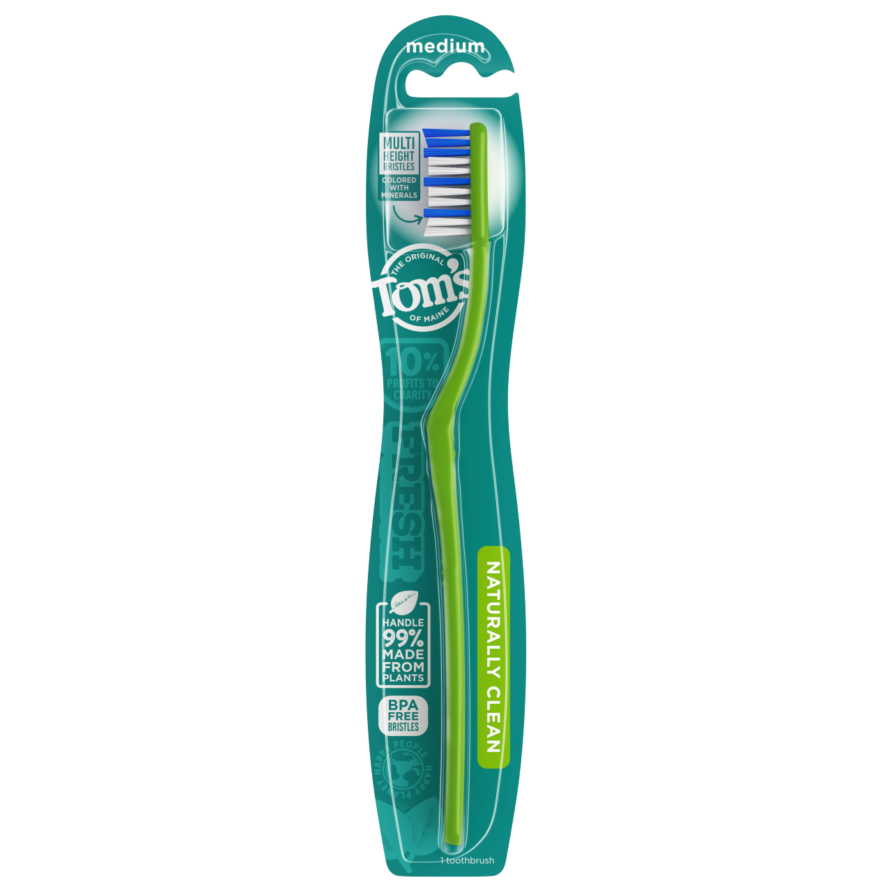 Tom's of Maine toothbrush in pack