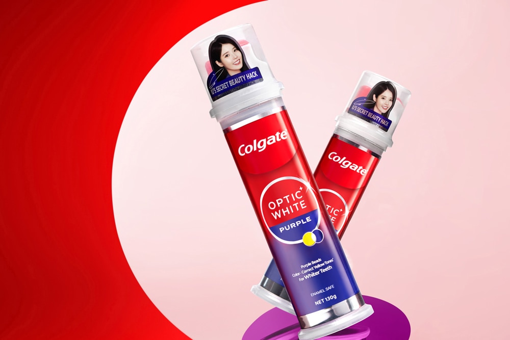 colgate purple toothpaste
